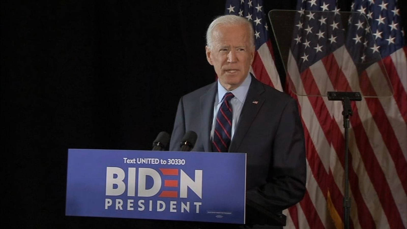 President Joe Biden Speaks Out. Wallpaper