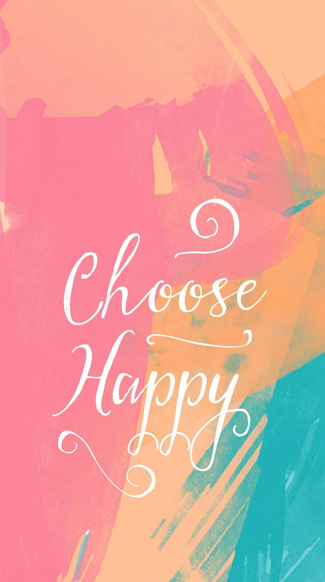 Pretty Choose Happy Lock Screen Wallpaper