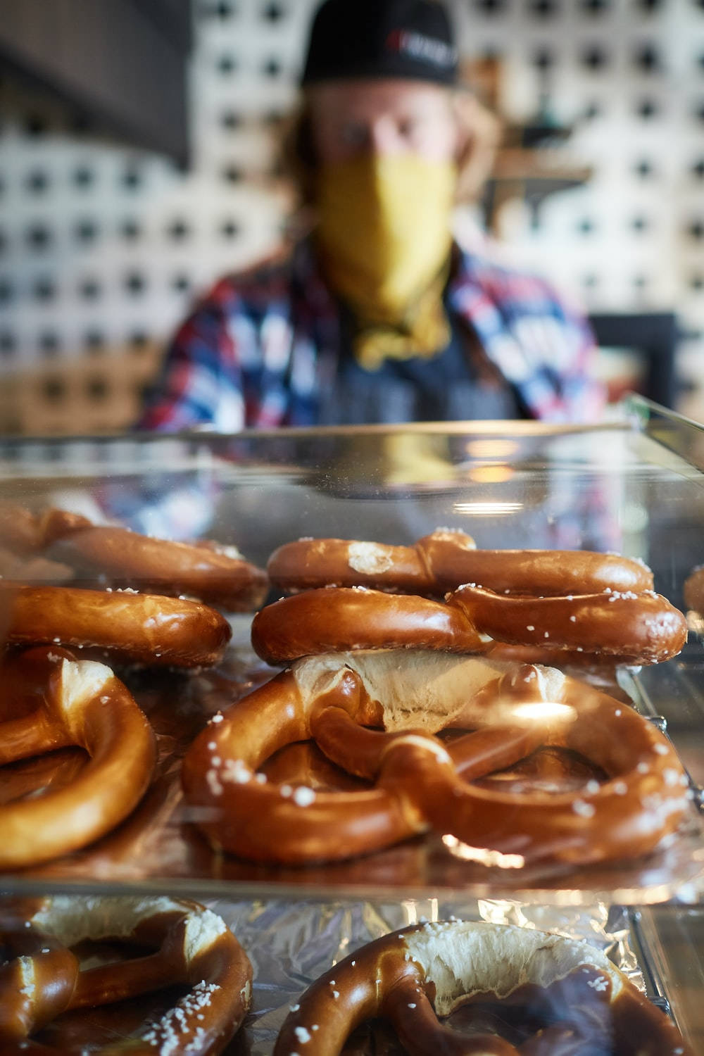 Pretzels In A Bakeshop Wallpaper