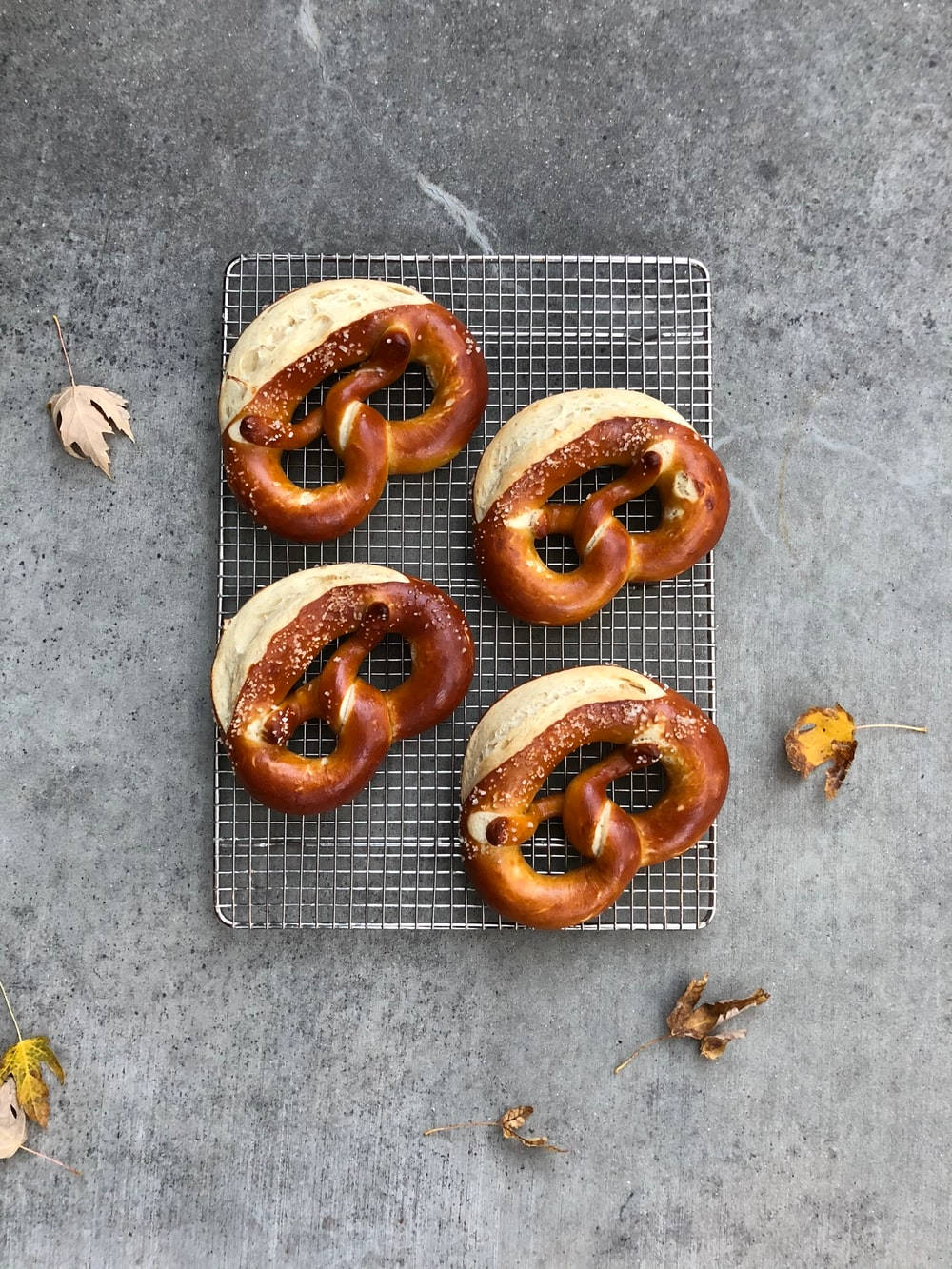 Pretzels In A Baking Tray Wallpaper