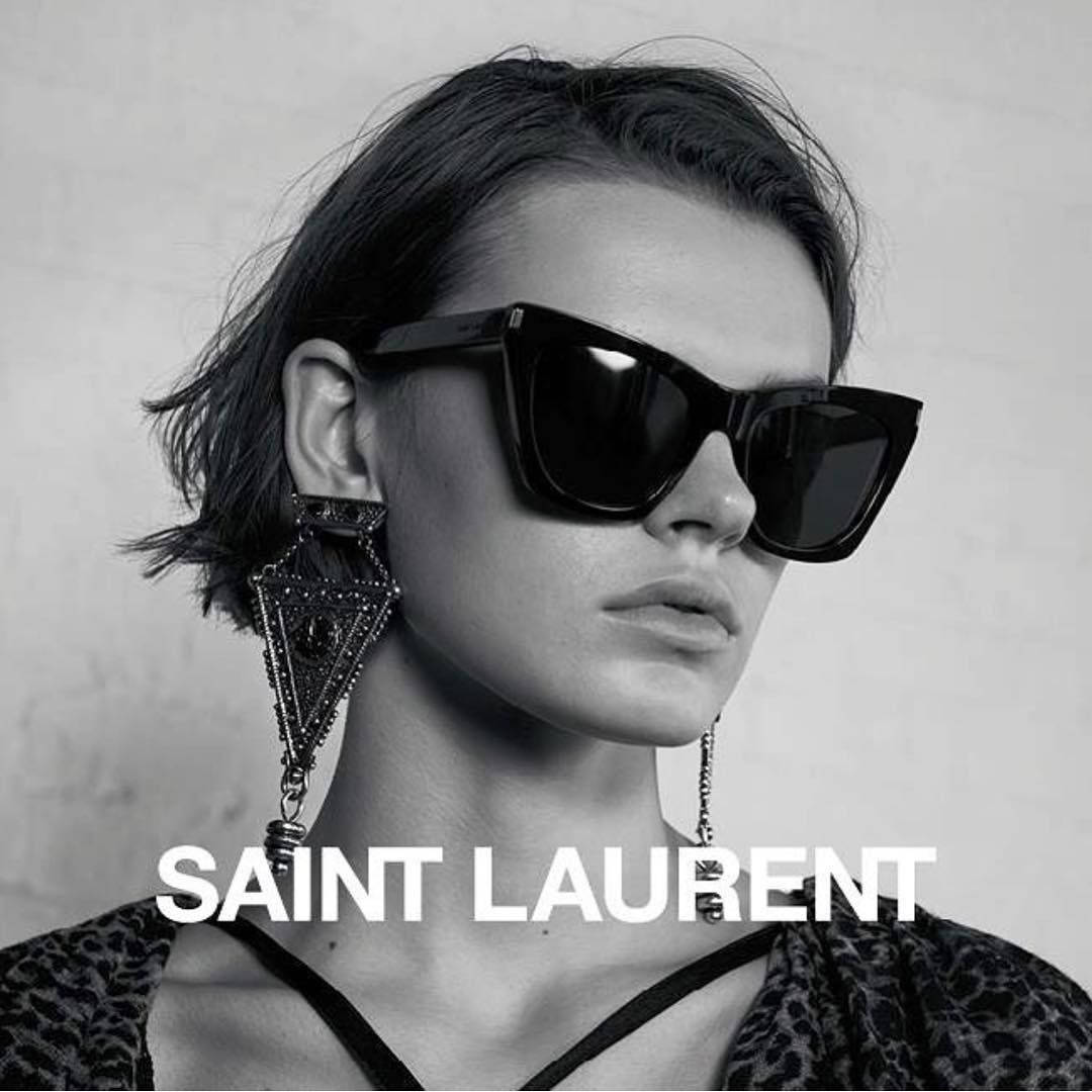 Pricey Saint Laurent Ysl Ladies Sunglasses Wallpaper