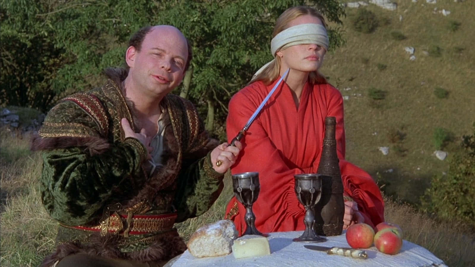 Princess Bride Battleof Wits Scene Wallpaper