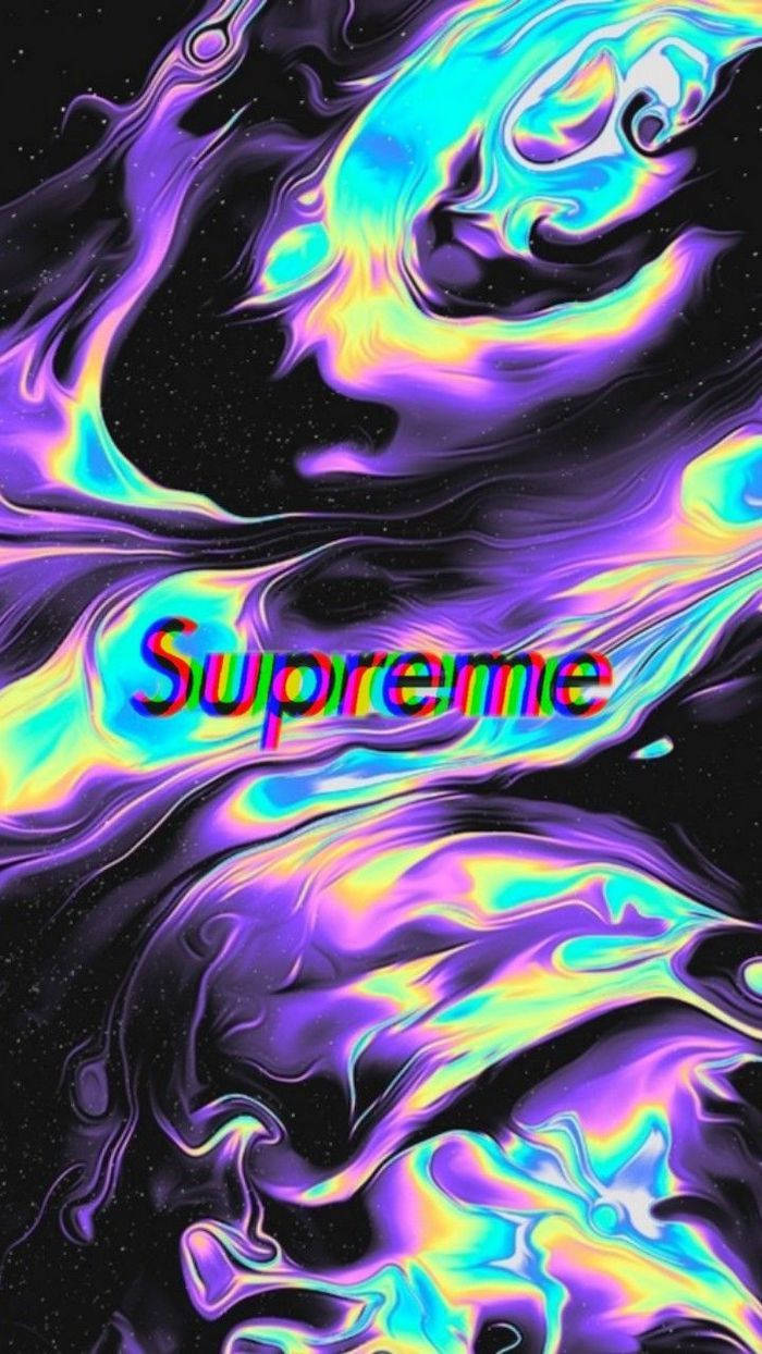 Psychedelic Purple Supreme Wallpaper