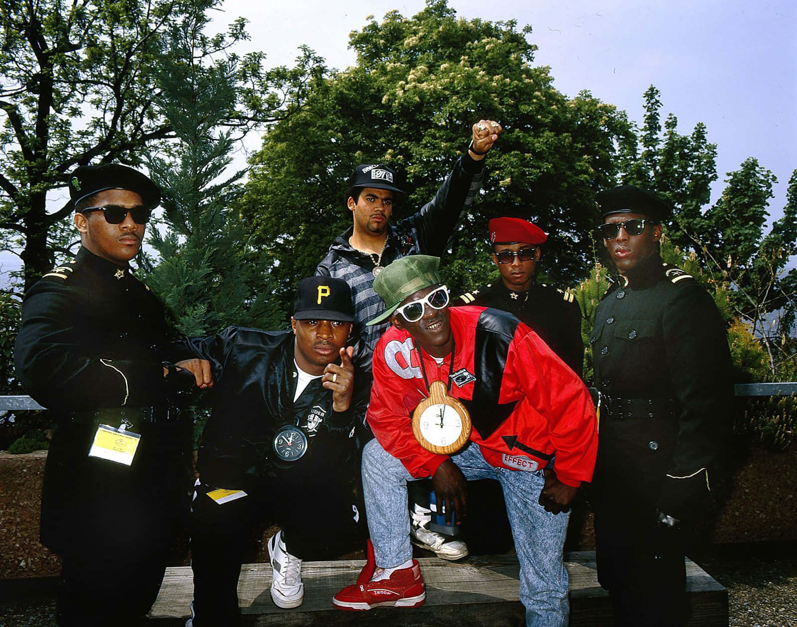 Public Enemy Group Pose Wallpaper