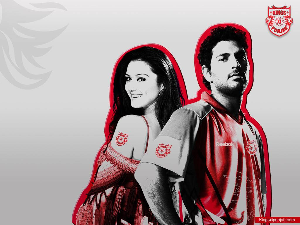 Punjab Kings Player Zinta Wallpaper