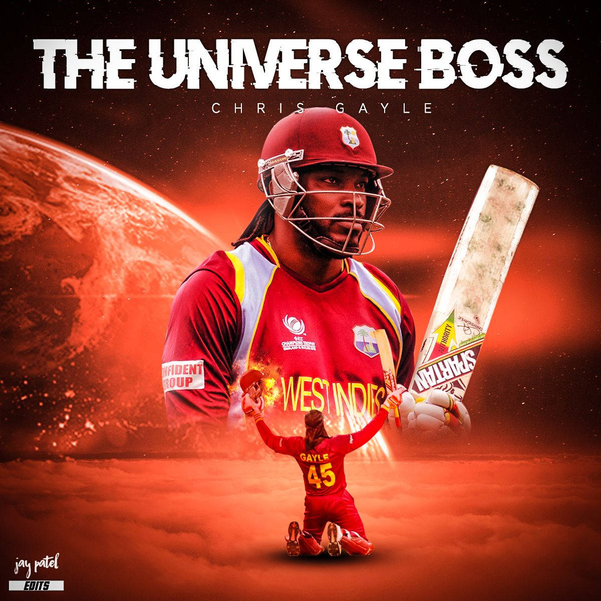 Punjab Kings Universe Boss Chris Gayle Wallpaper