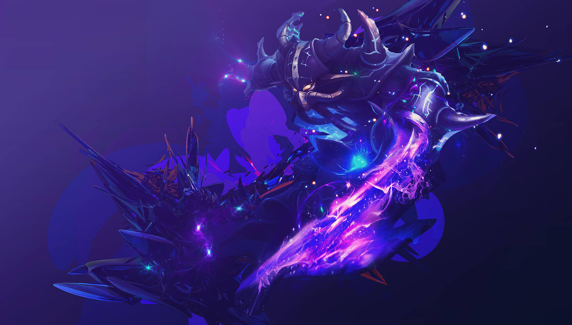 Purple Gaming Kassadin League Of Legends Wallpaper