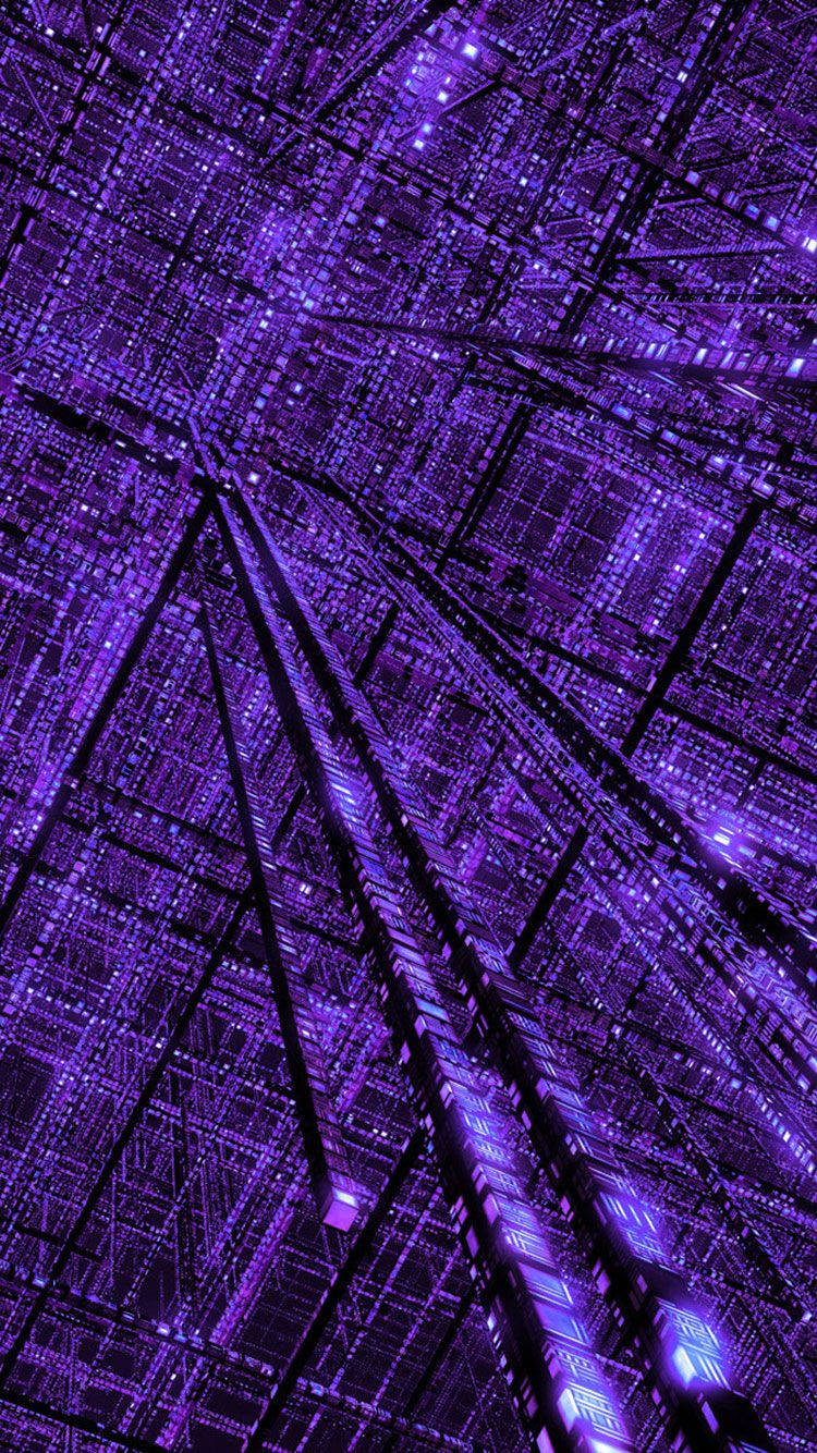 Purple Glass Infrastructure Known For Its Energizing Beauty Wallpaper