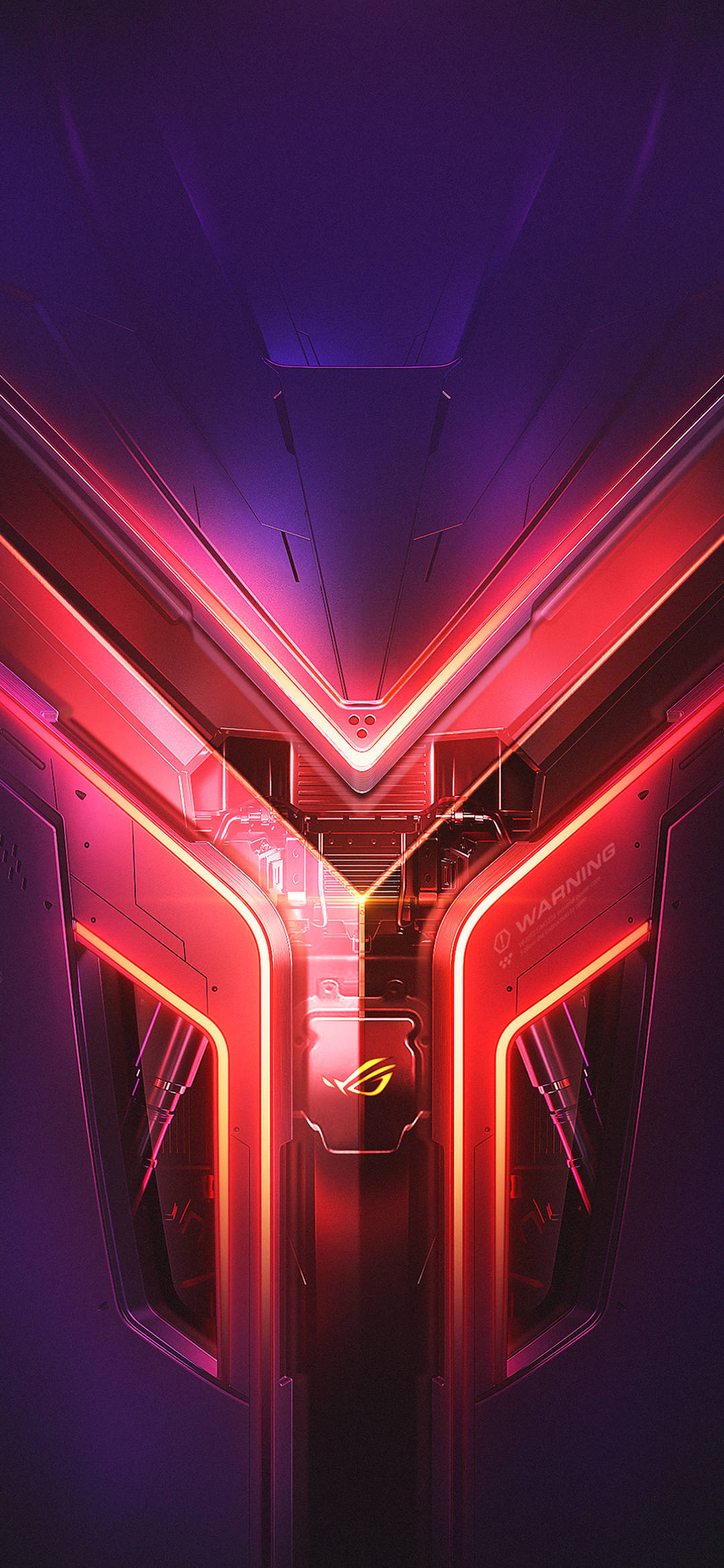 Purple Red Asus Rog Phone Wallpaper