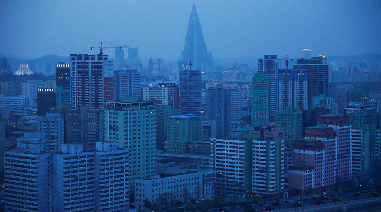 Pyongyang Dark Blue Sky Wallpaper