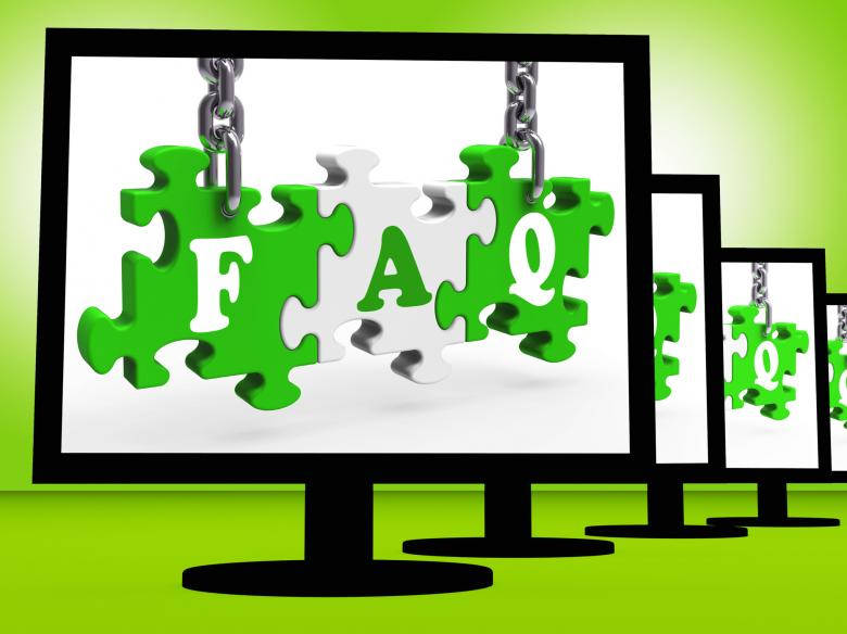 Questions Faq Puzzle Monitor Wallpaper