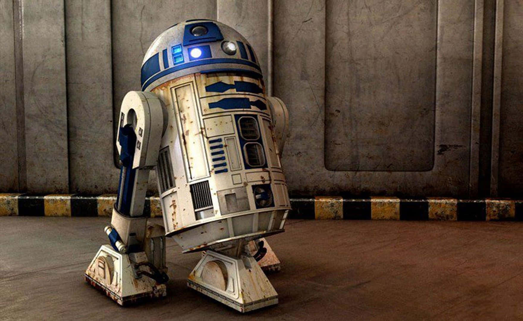 R2-d2, The Iconic Droid From The Star Wars Franchise Wallpaper