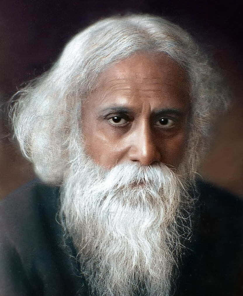 Rabindranath Tagore Portrait Wallpaper