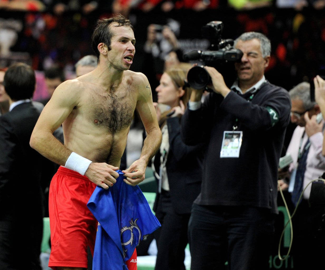 Radek Stepanek Topless Wallpaper