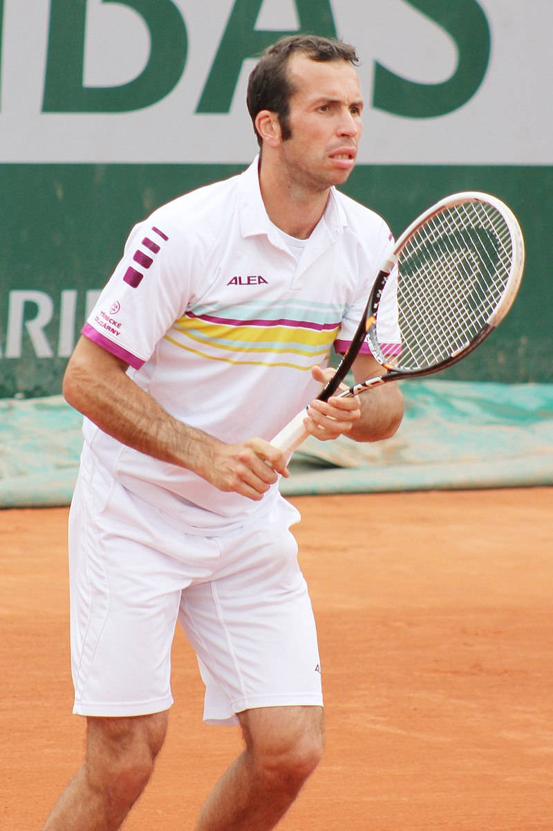 Radek Stepanek White Attire Wallpaper