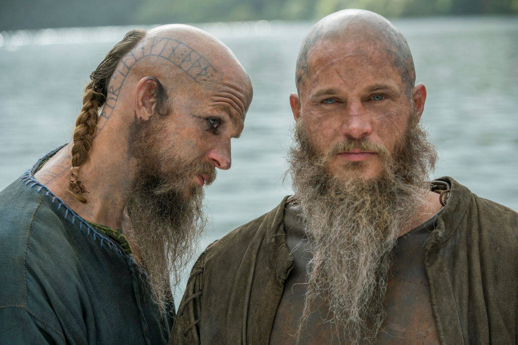 Ragnar And Floki From Vikings Show Wallpaper