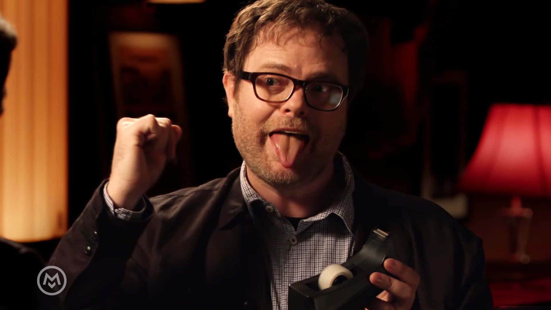 Rainn Wilson At A Public Event Wallpaper