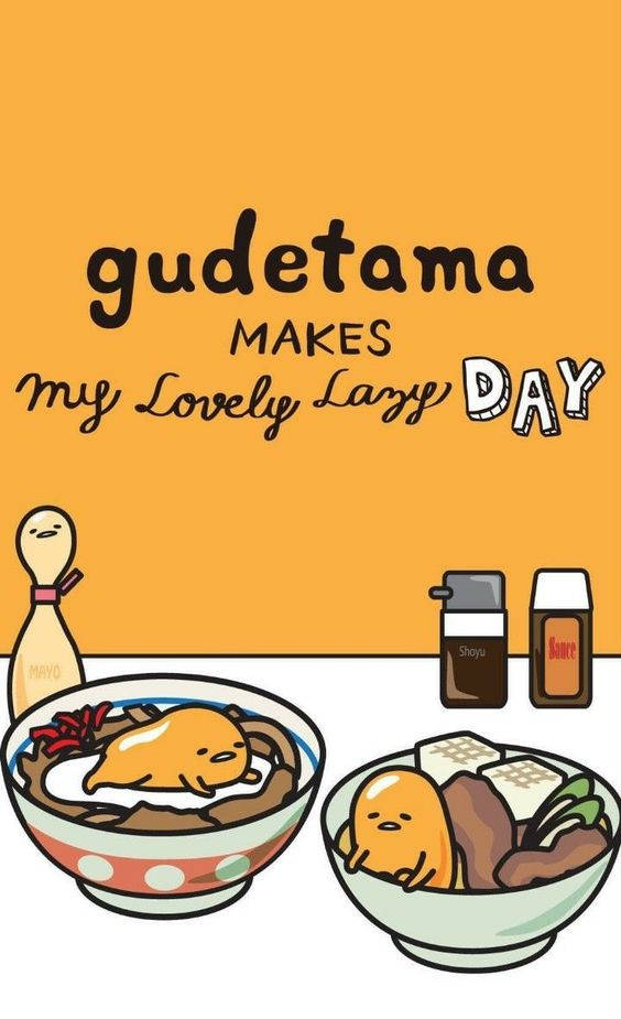 Ramen Bowls With Gudetama Aesthetic Wallpaper