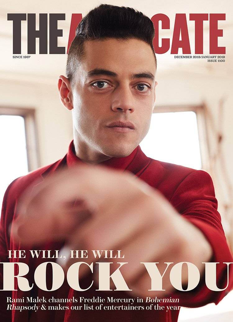 Rami Malek Magazine Cover Wallpaper