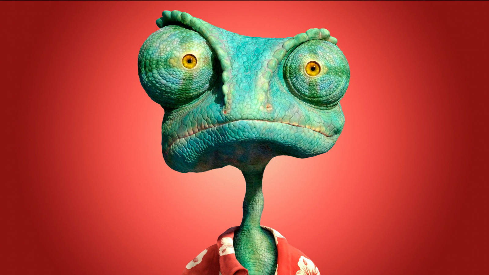 Rango Portrait On Light Red Backdrop Wallpaper