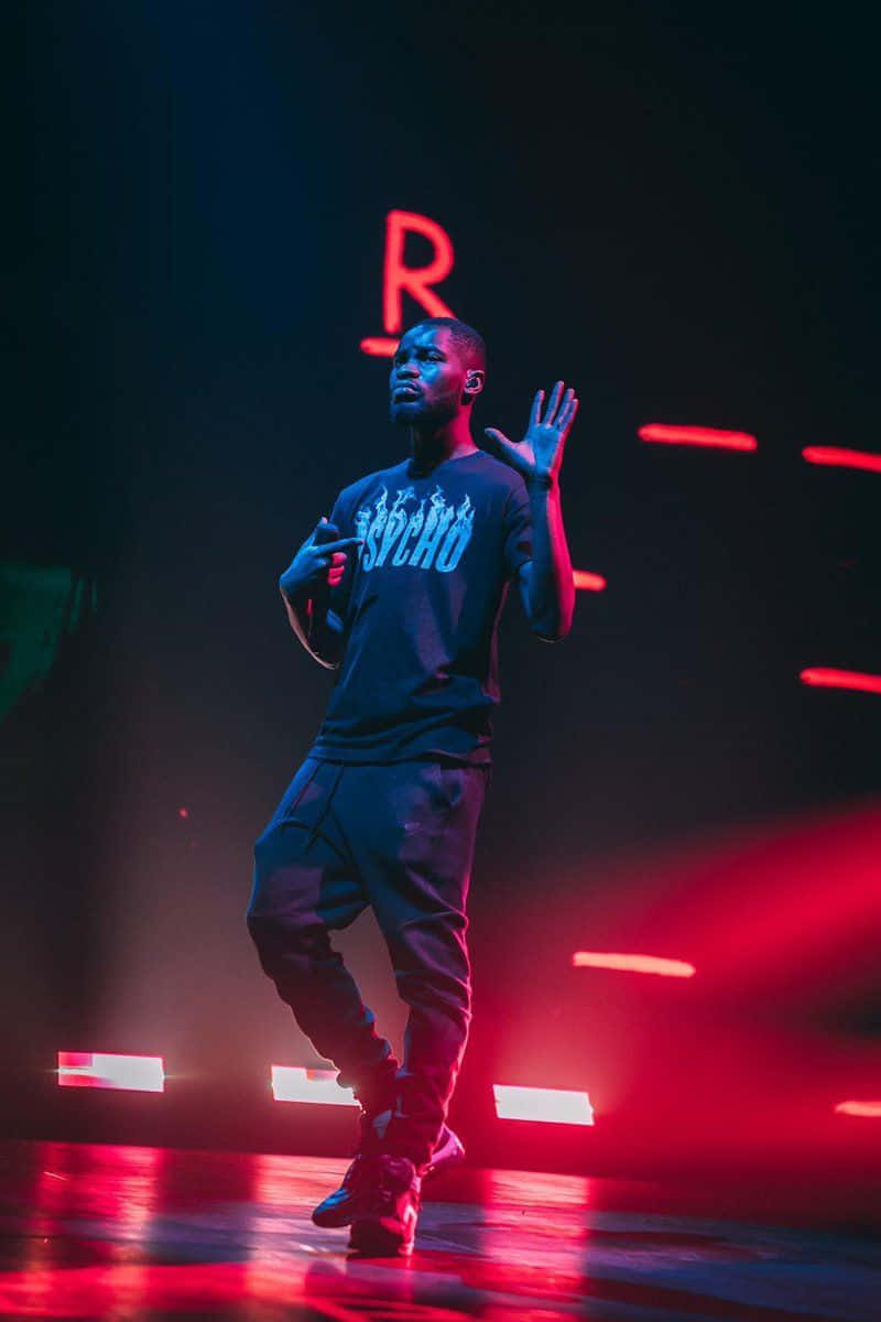 Rap_ Performance_ Under_ Red_ Lights.jpg Wallpaper