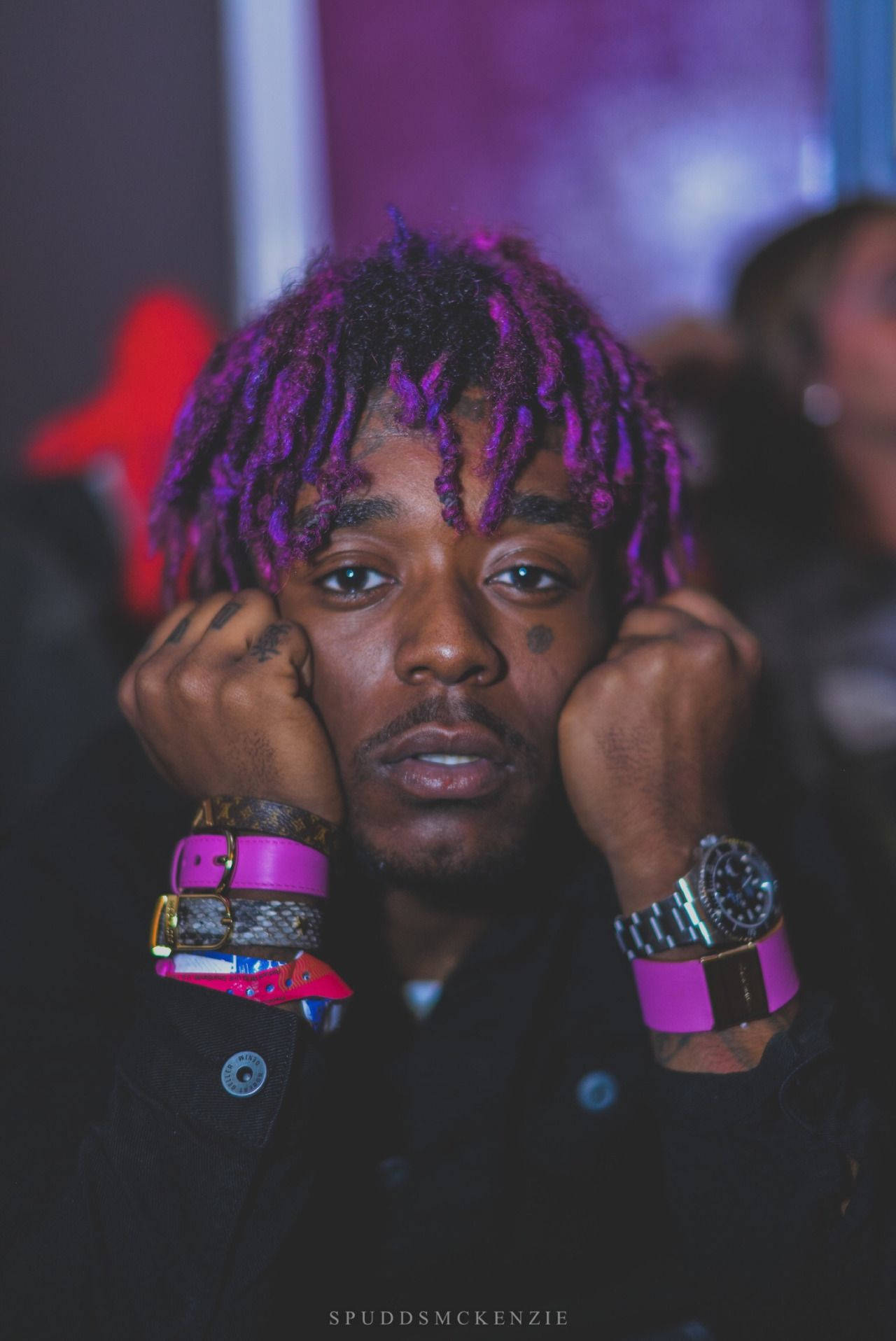 Rapper Lil Uzi Vert Showcases His Infamous Emotions. Wallpaper