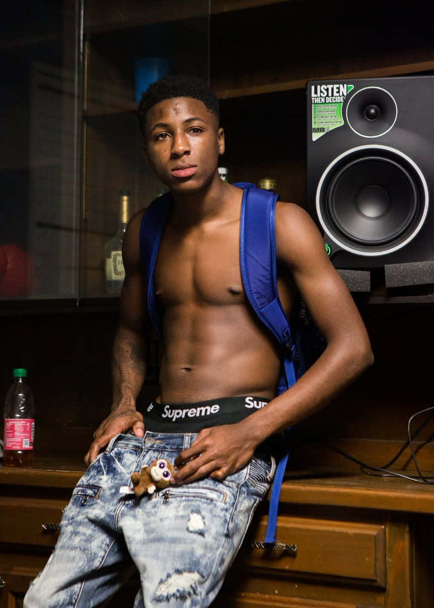 Rapper Never Broke Again Topless Wallpaper