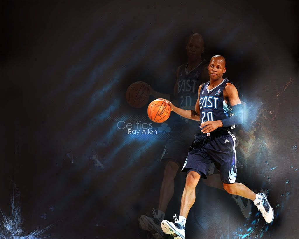 Ray Allen Blue Lightning Wallpaper