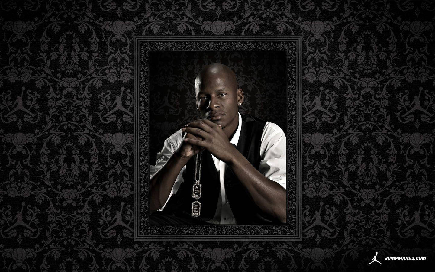 Ray Allen Framed Portrait Wallpaper