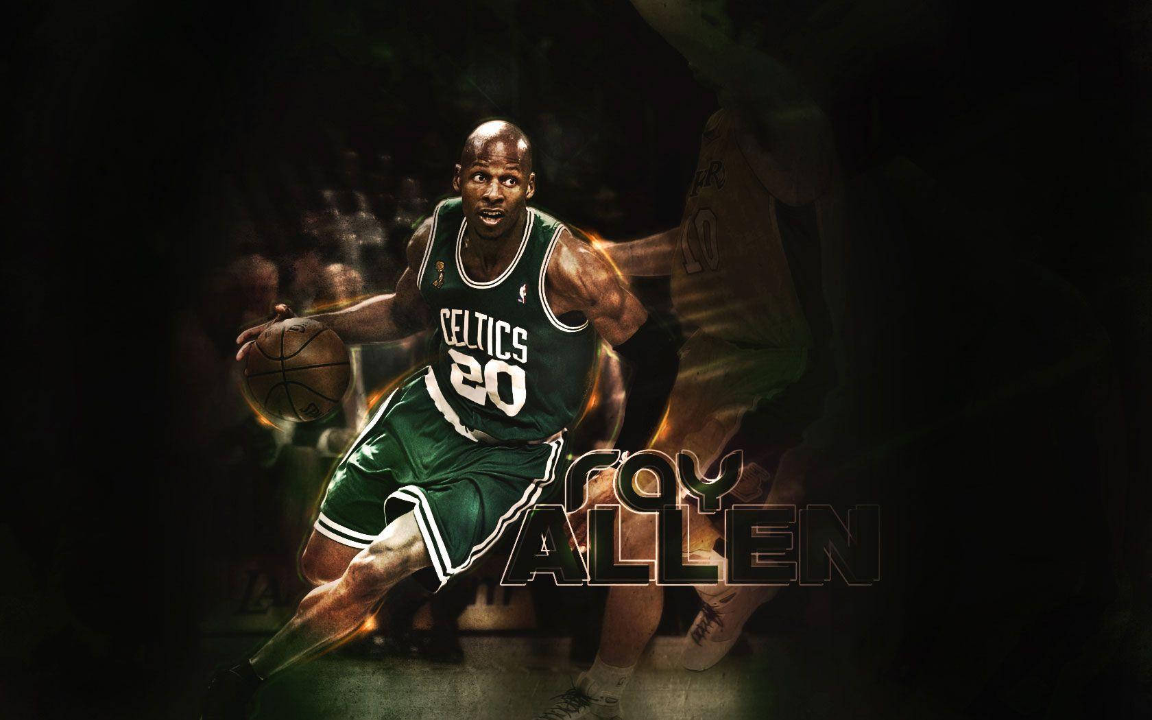 Ray Allen Side Step Dribble Wallpaper