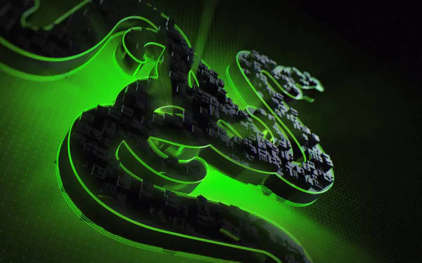 Razer Logo Up Close 4k Wallpaper