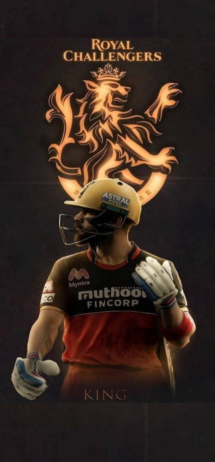 Rcb Cricket Team Captain Virat Kohli Wallpaper