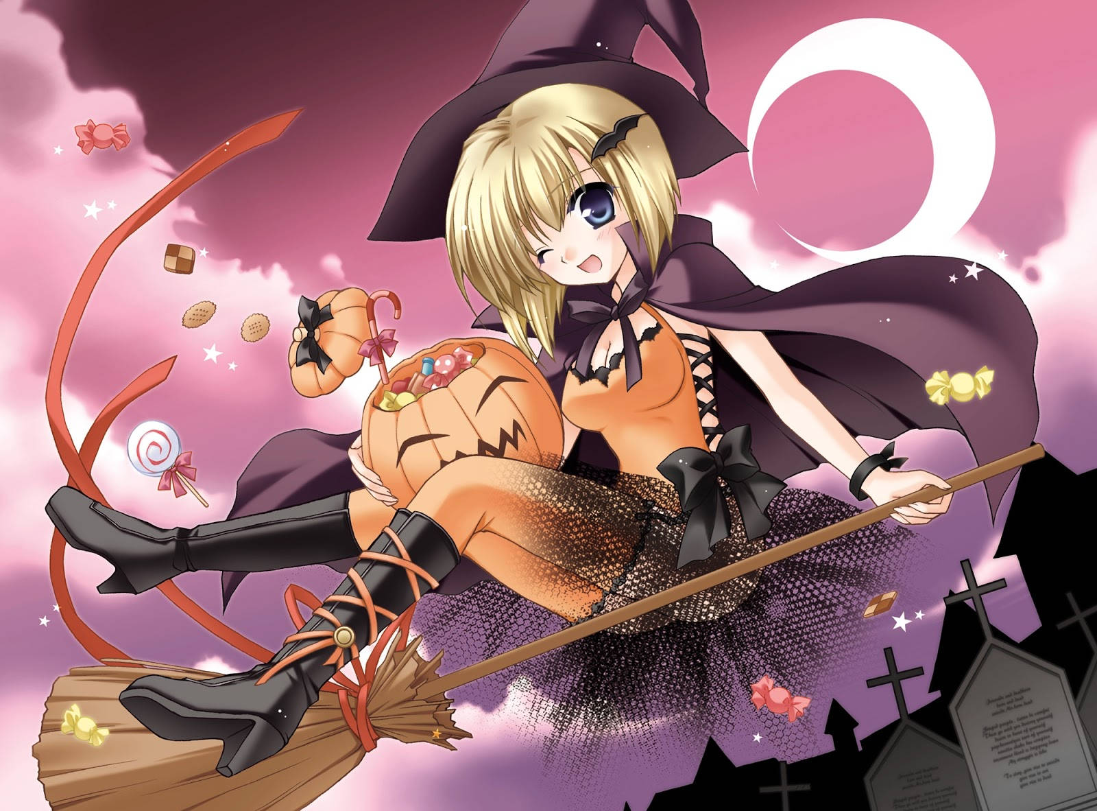 Ready To Have A Frighteningly Fun Time This Anime Halloween! Wallpaper