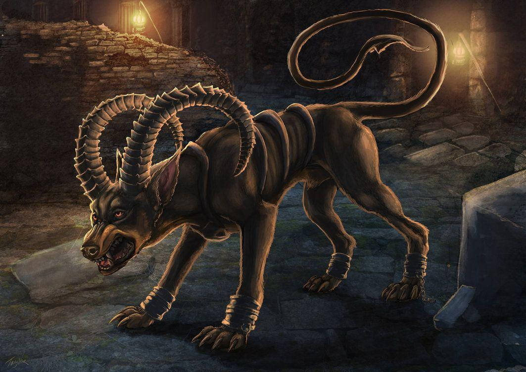 Realistic And Scary Houndoom Wallpaper