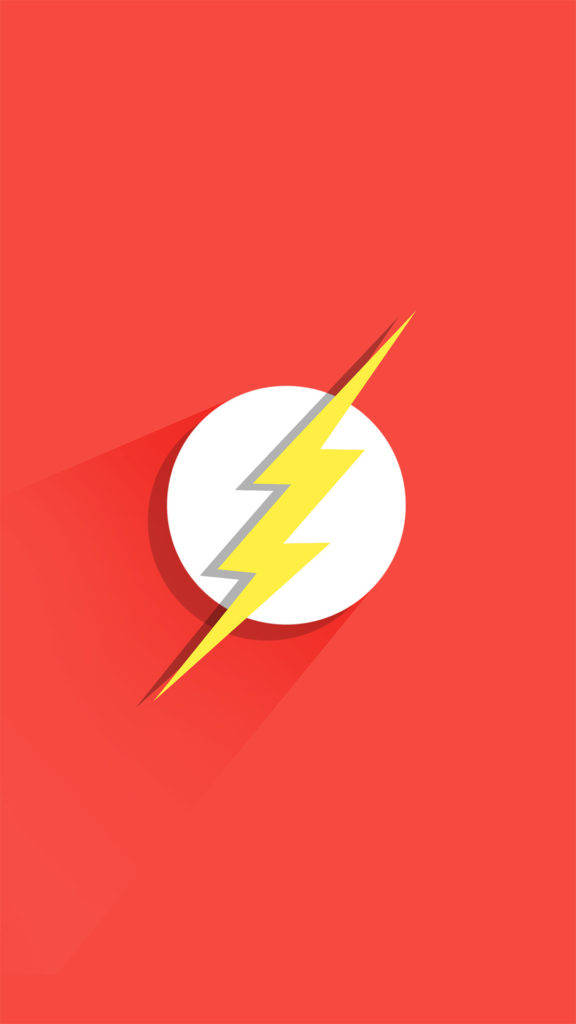 Red And Yellow The Flash Iphone Wallpaper