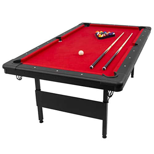 Red Billiard Pool Table Wallpaper