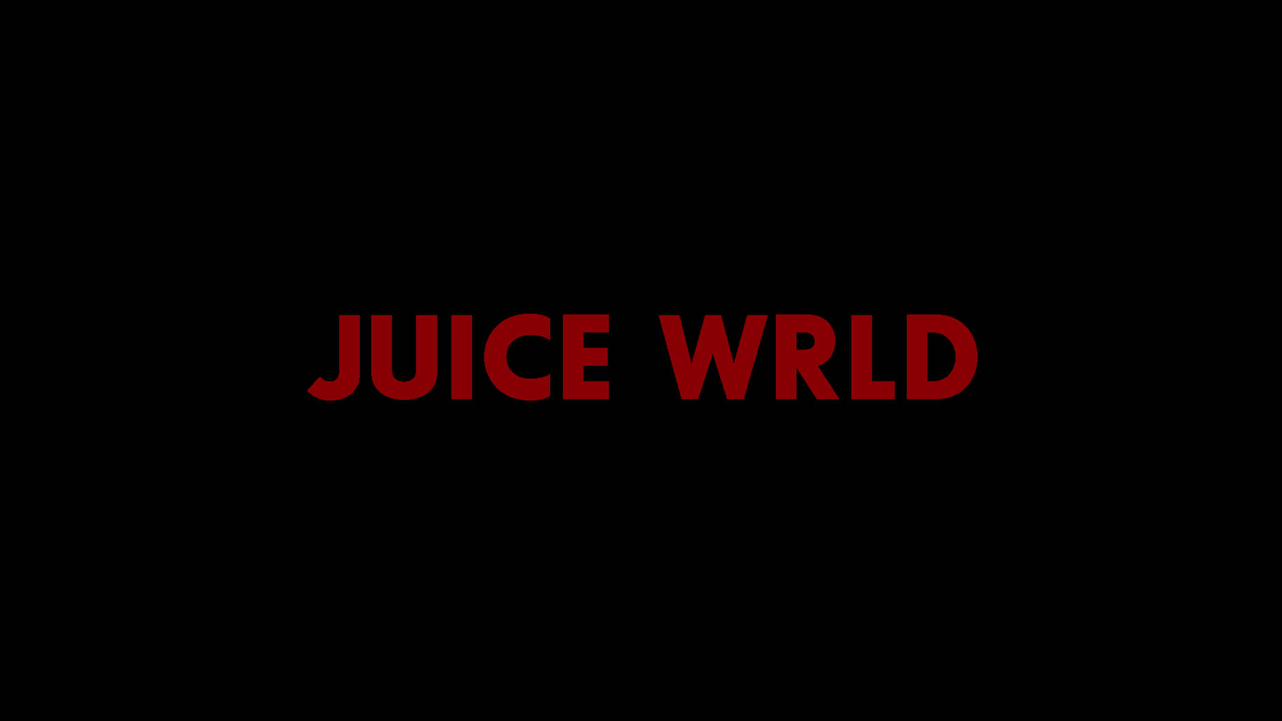 Red Black Juice Wrld Logo Wallpaper