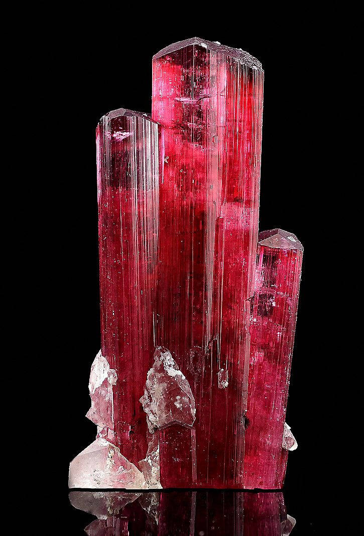 Red Crystal Rubellite Madagascar Wallpaper