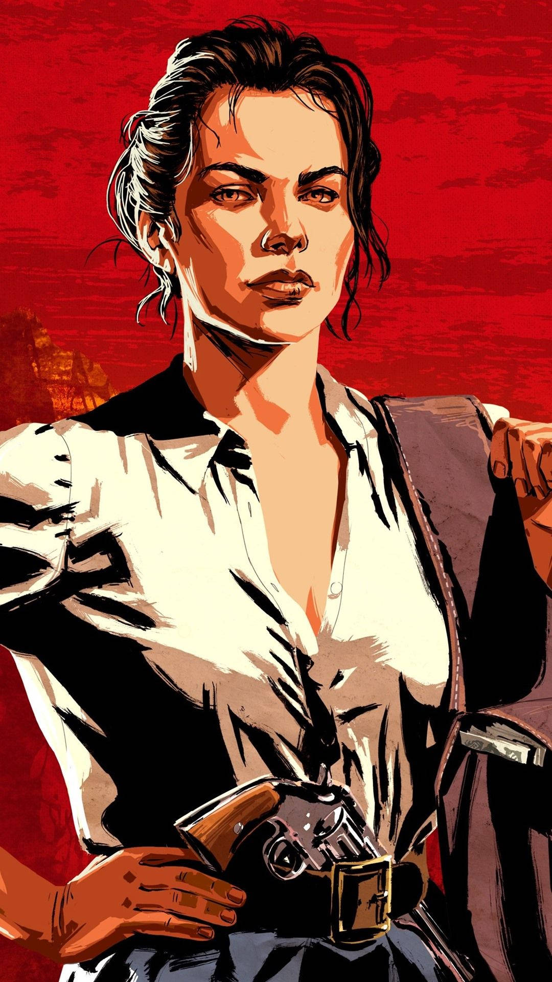 Red Dead Iphone Abigail Roberts Wallpaper