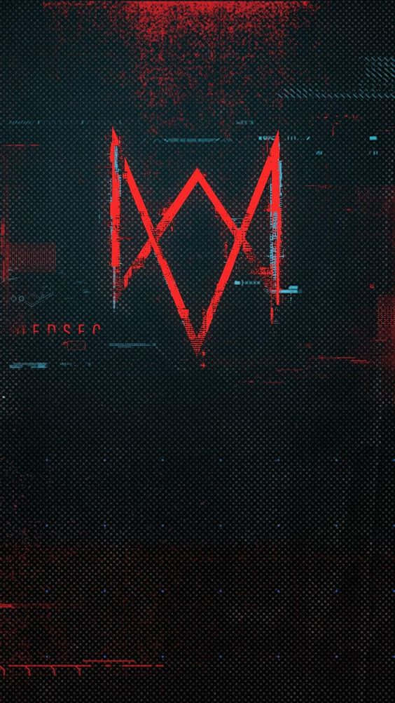 Red Grunge Watch Dog Iphone Wallpaper