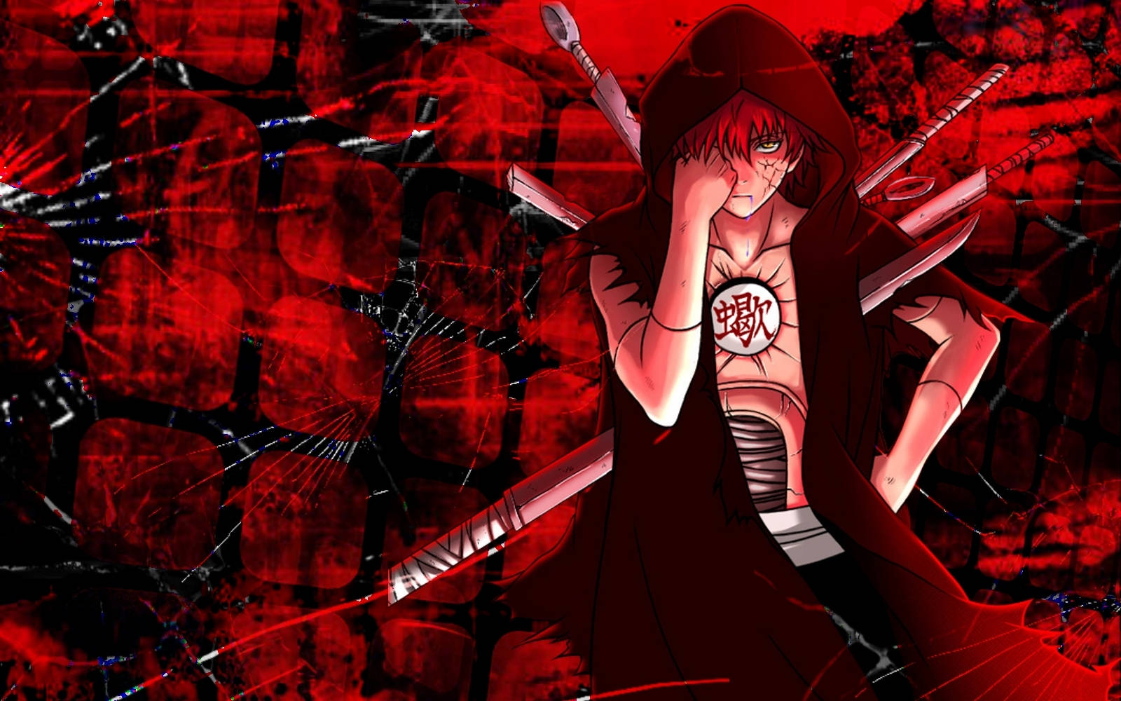 Red Sasori Mannequin Body Wallpaper