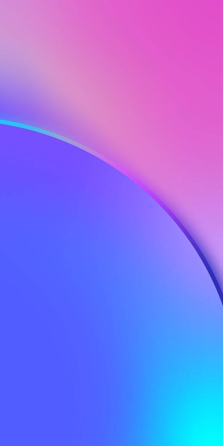 Redmi 9 Soft Curve Pink Blue Wallpaper