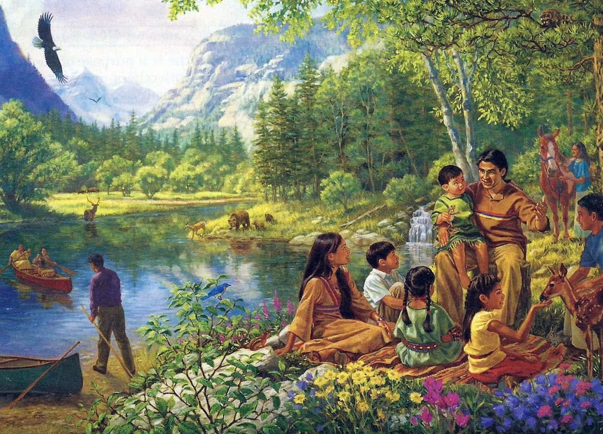 Refresh Your Spirit And Reconnect With Nature In Jehovah Paradise Wallpaper