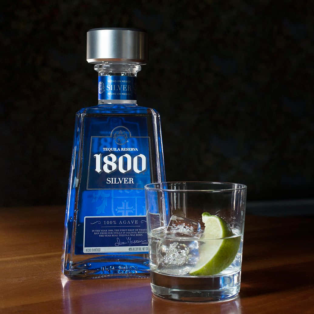 Refreshing 1800 Tequila Blanco Gin And Tonic Wallpaper