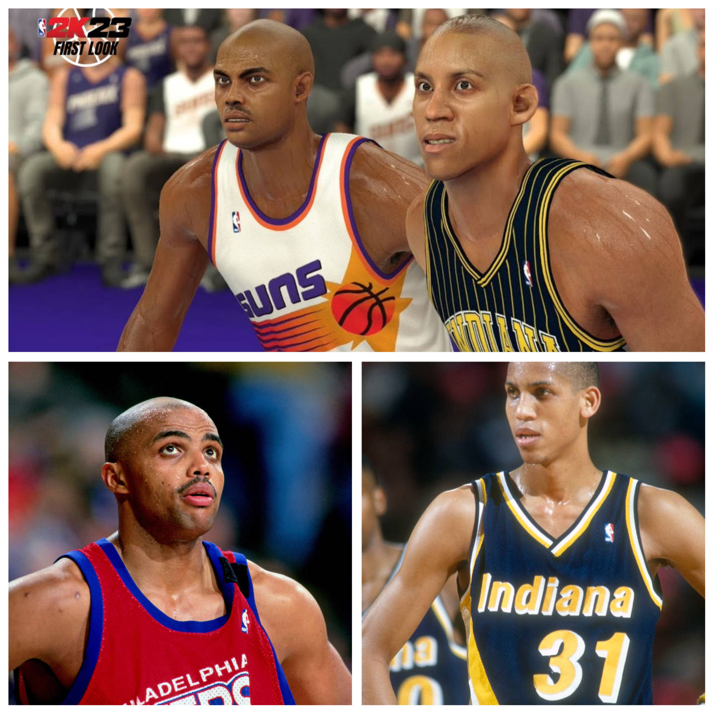 Reggie Miller And Will Charles Barkley Wallpaper