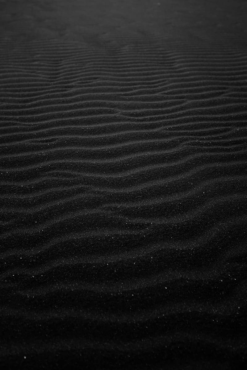 Relief Black Sand Wallpaper