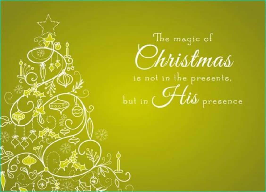 Religious Christmas Quote Wallpaper