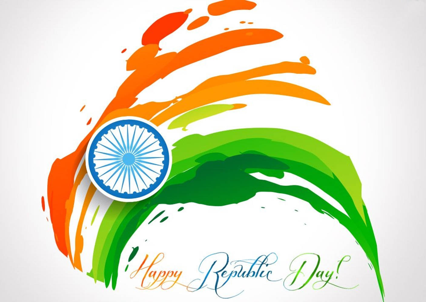 Republic Day Paint Art Wallpaper