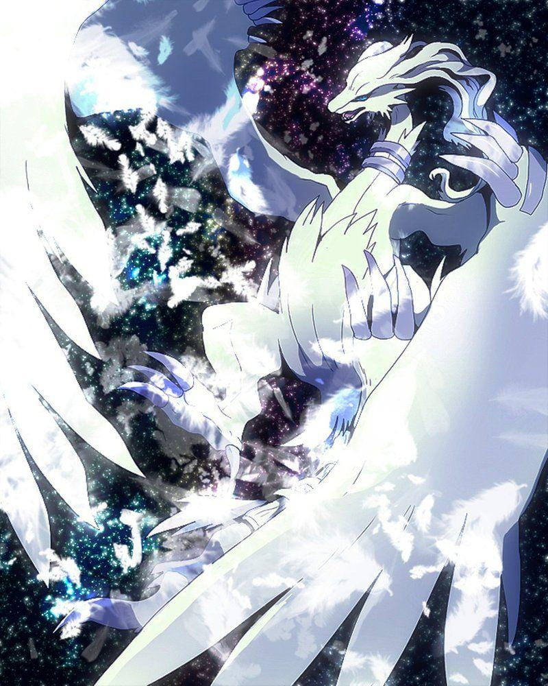 Reshiram In Starry Sky Wallpaper