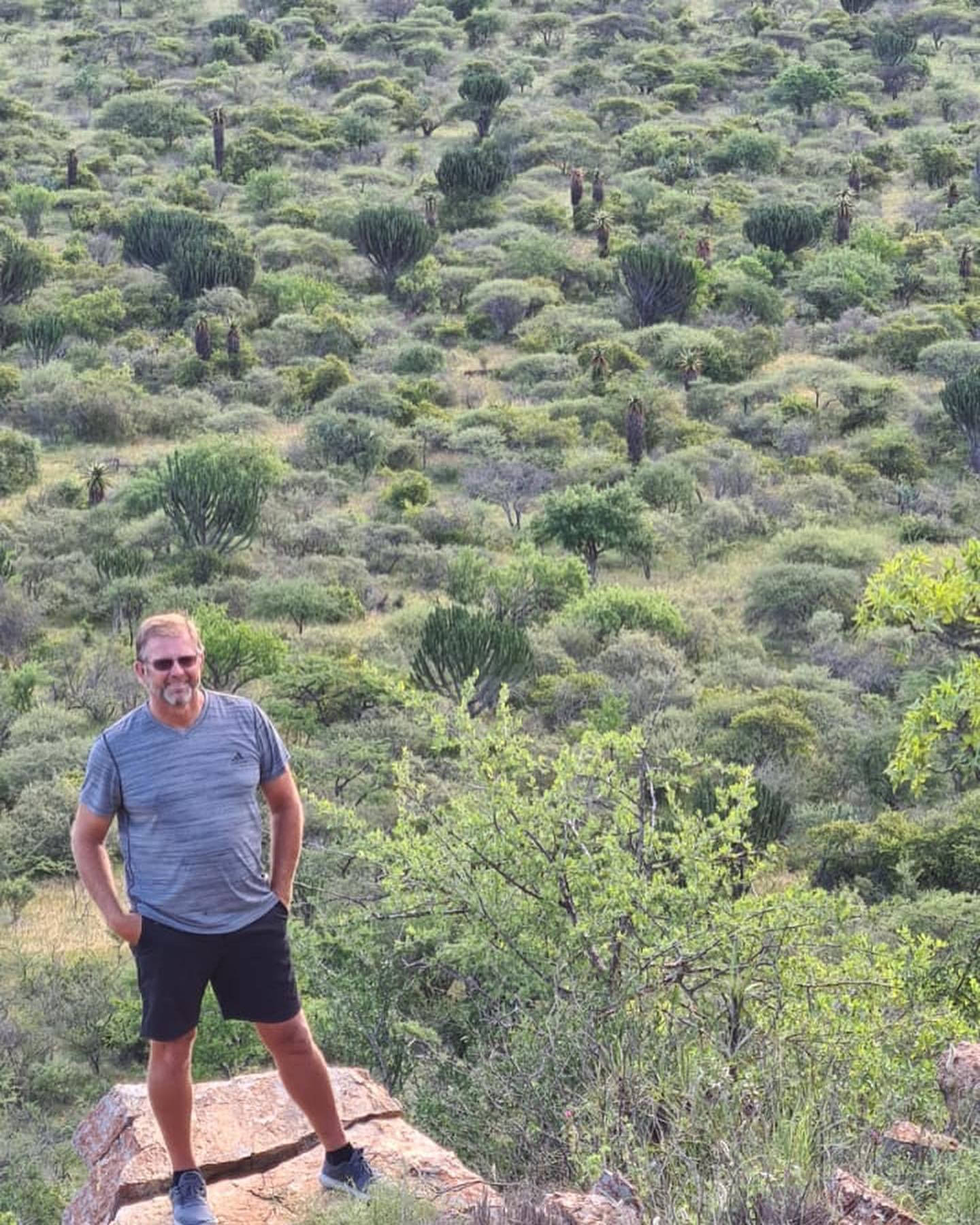 Retief Goosen Standing On A Rock Wallpaper